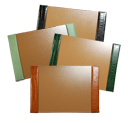 croco-debossed / reptile-debossed grain leather desk pads