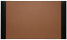 black leather desk blotter